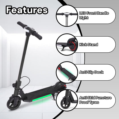 Kids PRO ELECTRIC SCOOTER - LED Lights - 150W Power - High Performance