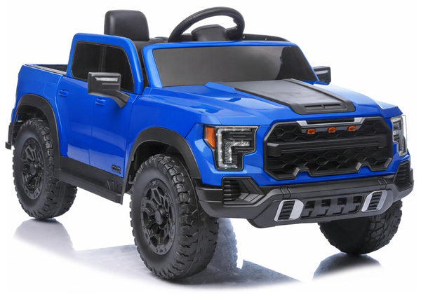 Pick Up Jeep P4 Kids Ride On 12v Leather Seat Rubber Tyres