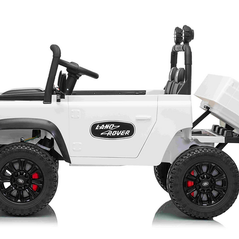 Kids 24v Twin Seat Ride On Land Rover Defender & Electric Tipper