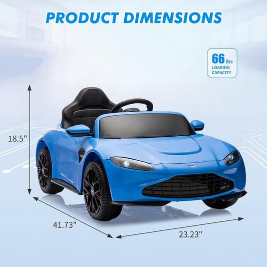 Aston Martin Vantage Ride On Electric Kids Car 12v