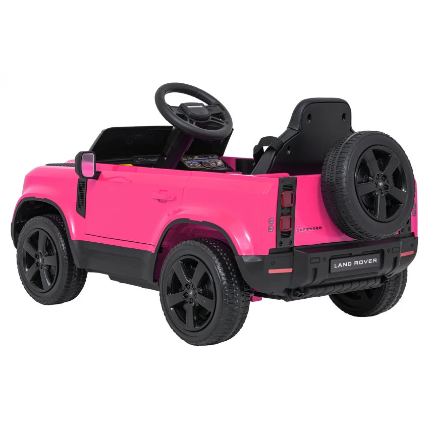 Licensed Land Rover Defender Ride on Car 12v Eva Tyres Leather Seat