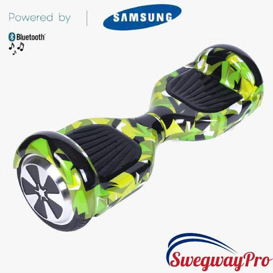 Green Galaxy Disco LED Hoverboard