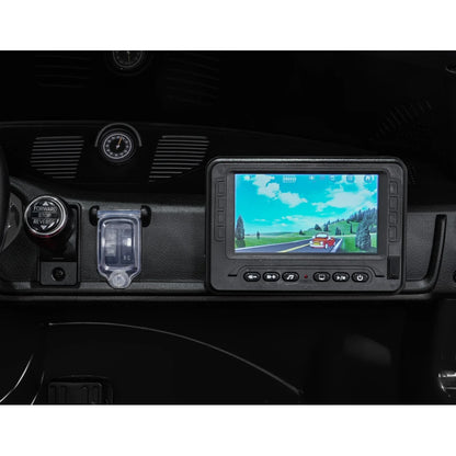 Kids Ride On Electric Porsche 911 GT 3 Black With MP4 Tv 24v