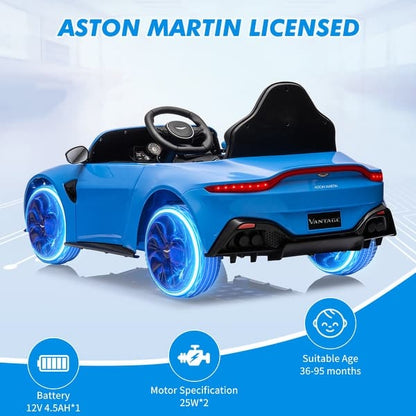 Aston Martin Vantage Ride On Electric Kids Car 12v