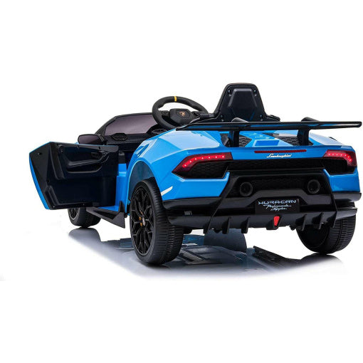 Lamborghini Huracan Kids Ride On Car Leather Seat Rubber Tyre
