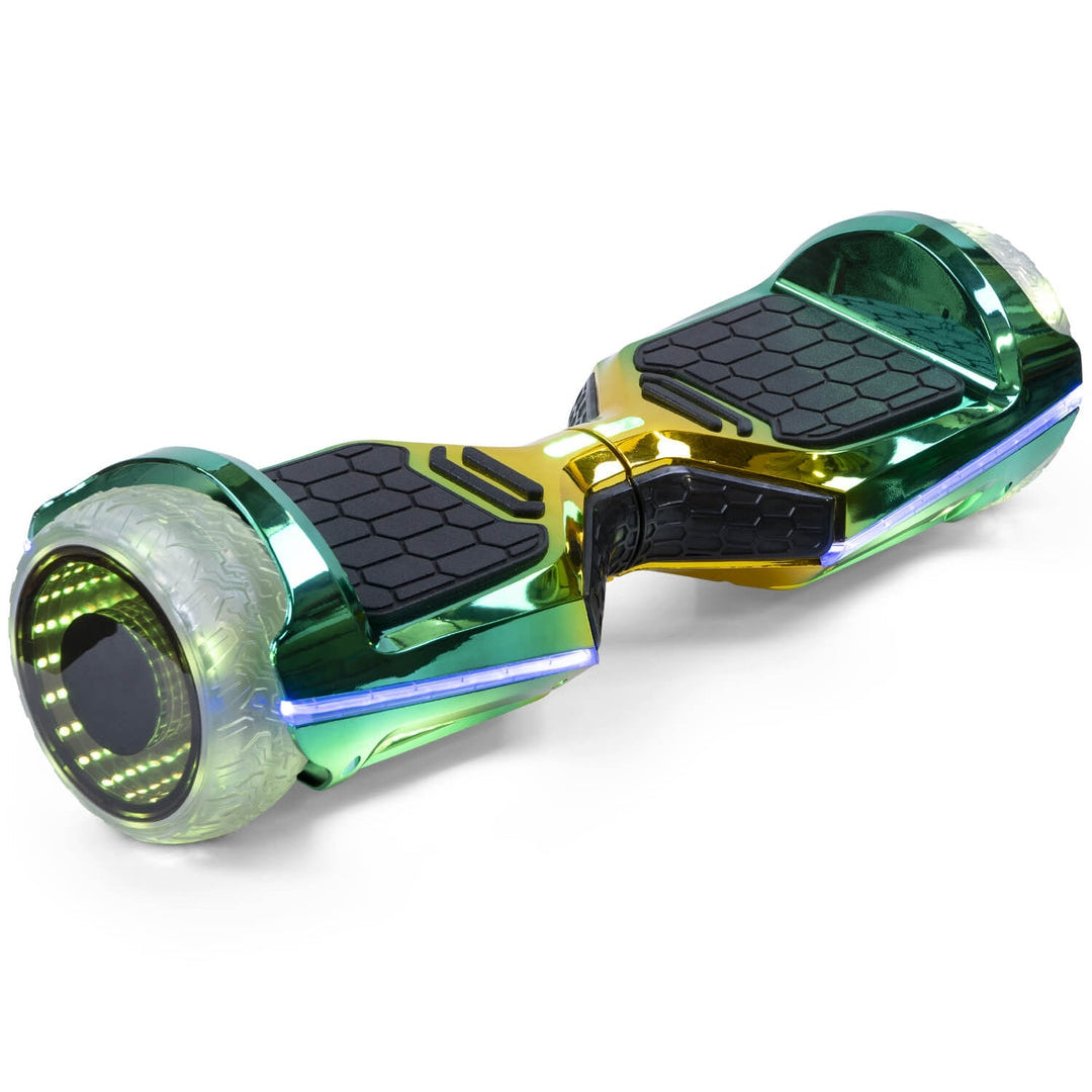 Infinity - Chrome 6.5" All Terrain App Bluetooth & LED TNG Hoverboard