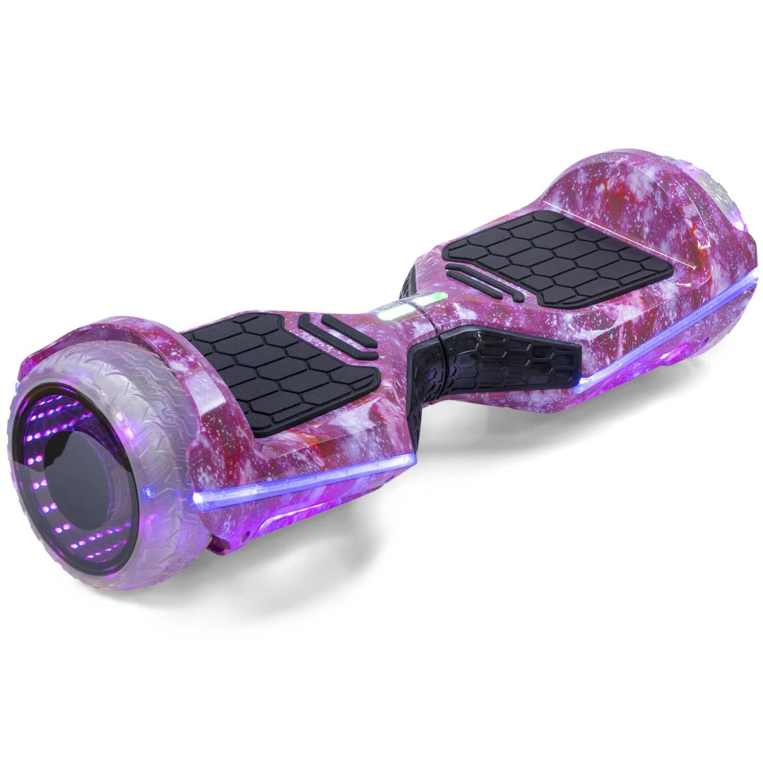Infinity - Pink Galaxy 6.5" All Terrain App Bluetooth & LED TNG Hoverboard