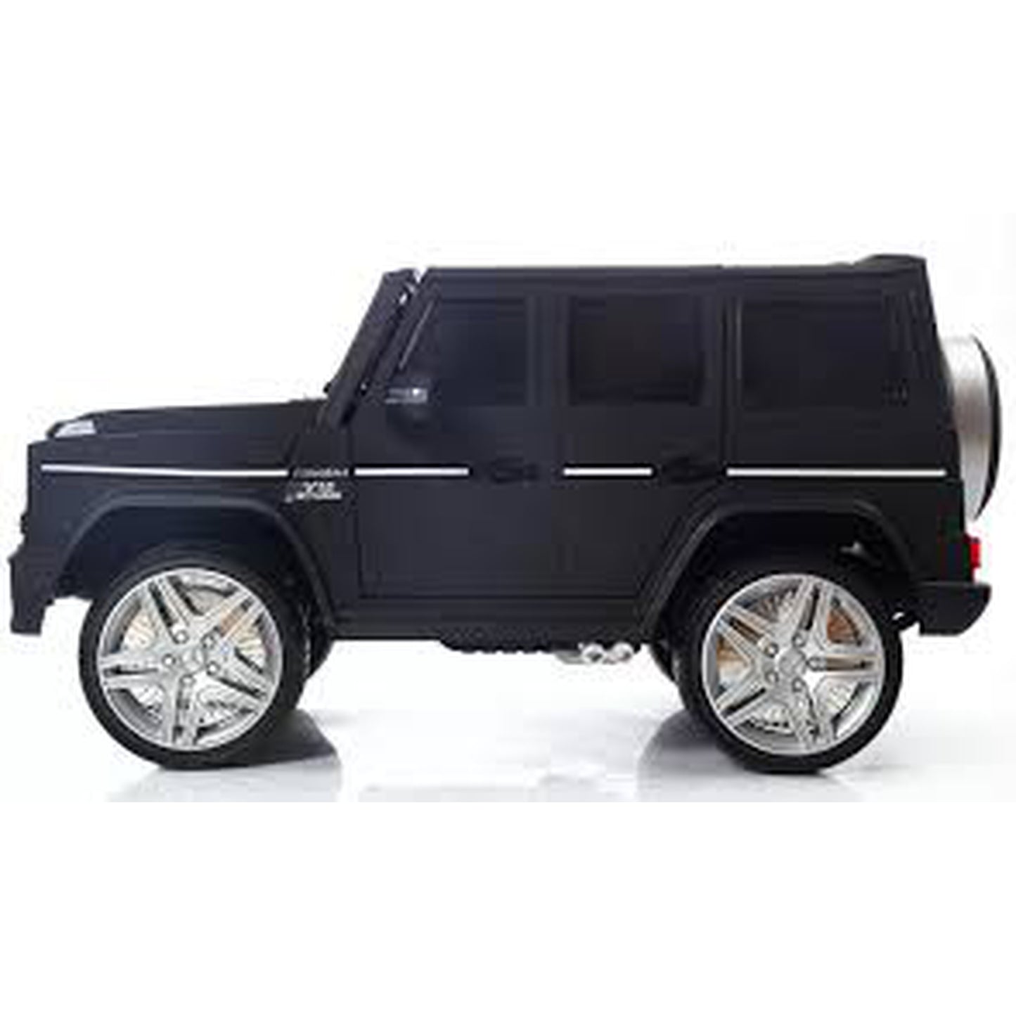 Licensed Mercedes G Wagon G65 Kids Ride On Leather Seat Rubber Tyres