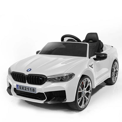 Kids Car BMW M5 Ride On 12v Leather Seat Rubber Tyres